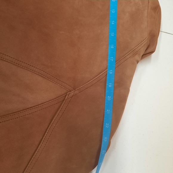 Wilsons Adventure Bound Leather Button Up Jacket 1986 Men's XL Brown 80s Suede - Picture 11 of 12